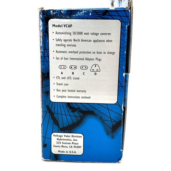 Voltage Converter Kit With Adaptor Plugs Model VCAP 50/2000 Watt Autoswitching - Picture 6 of 14